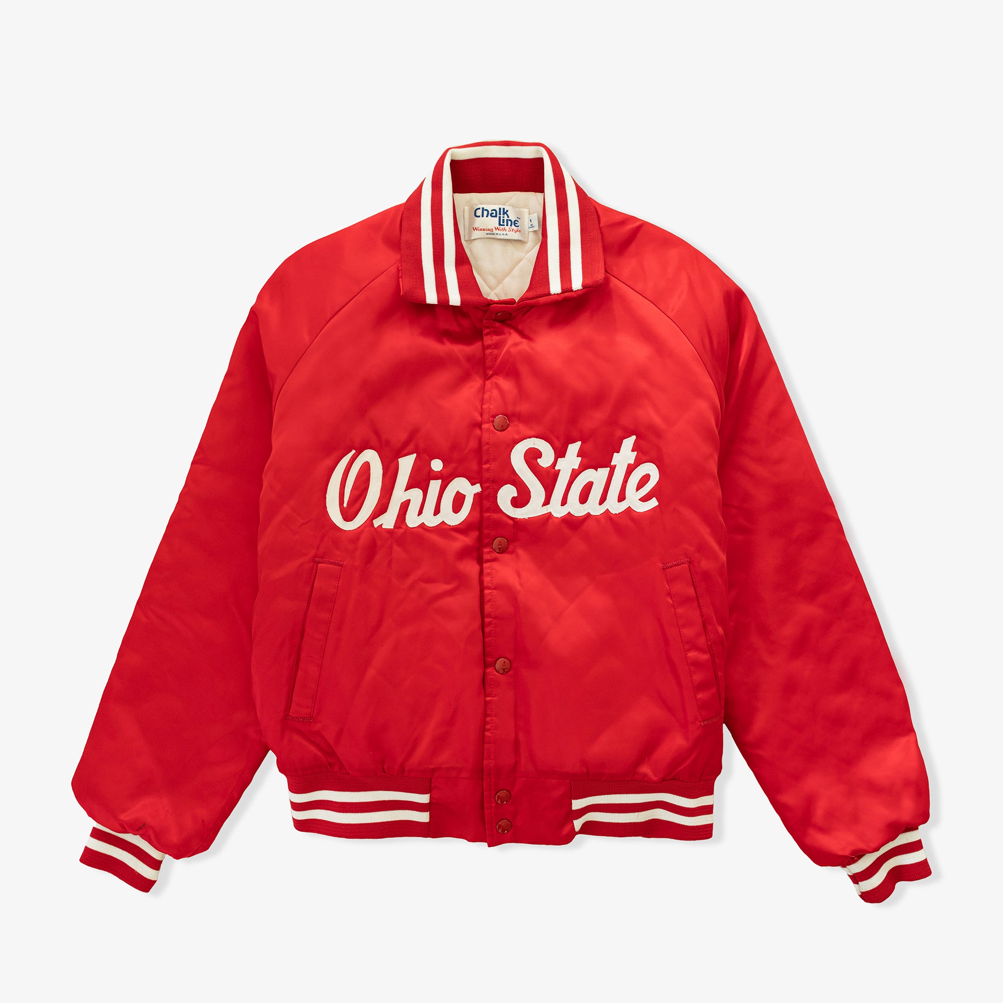 Ohio State Red Satin Jacket